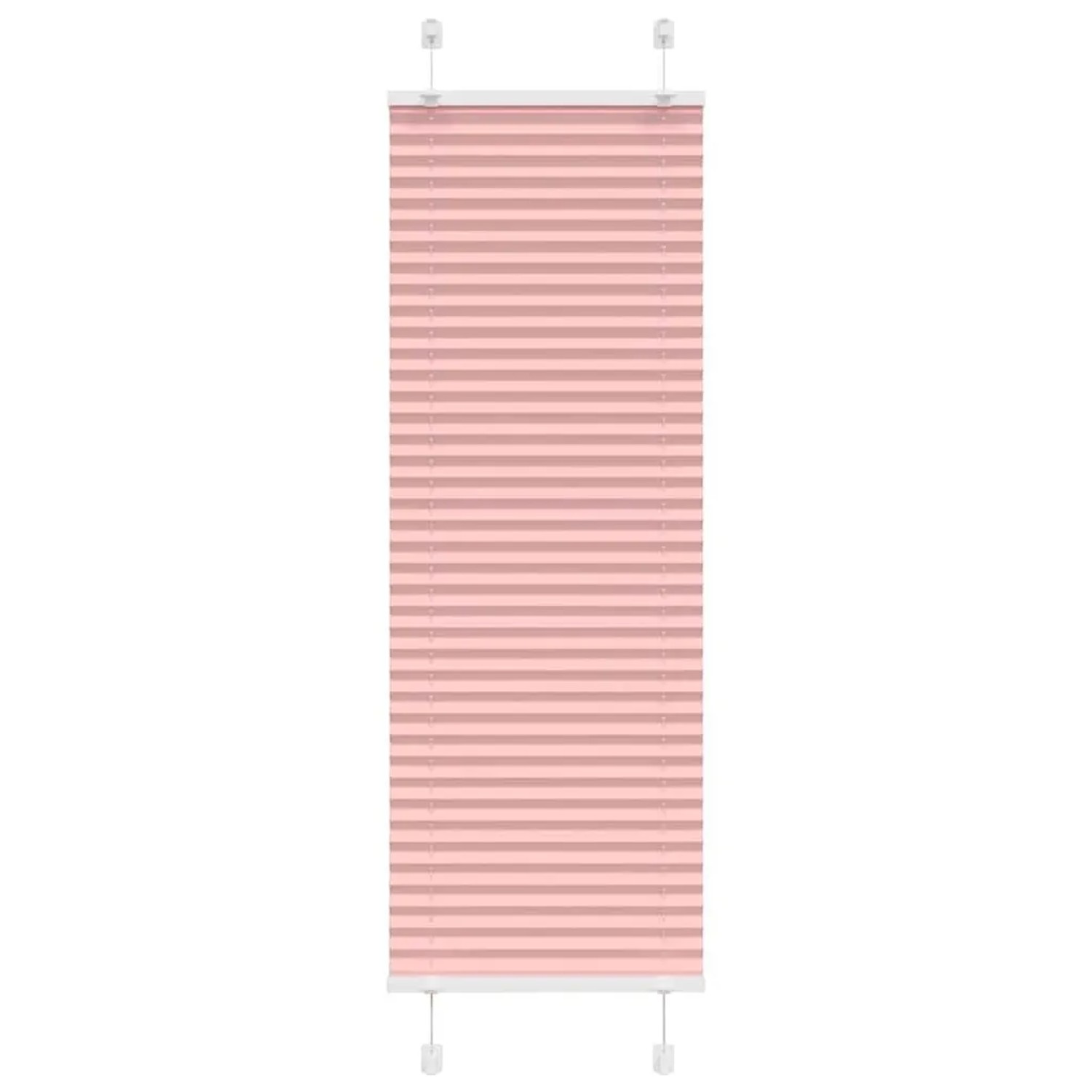vidaXL Plissee Rosa 45x100 cm Stoffbreite 44,4 cm Polyester 4015421 günstig online kaufen