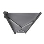 Home Deluxe LED Vollkassettenmarkise ELOS, anthrazit, 500x300 cm, mit LED-Beleuchtung.