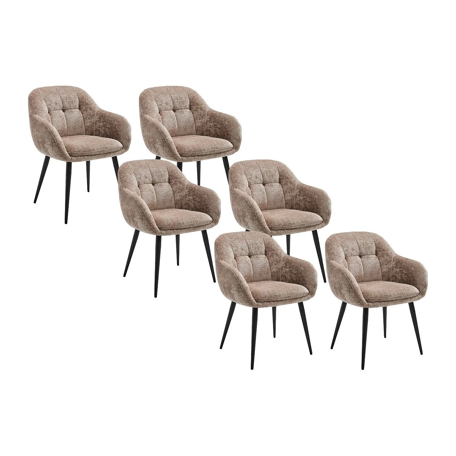 Vente-unique Stuhl Lassandra Taupe 59 cm