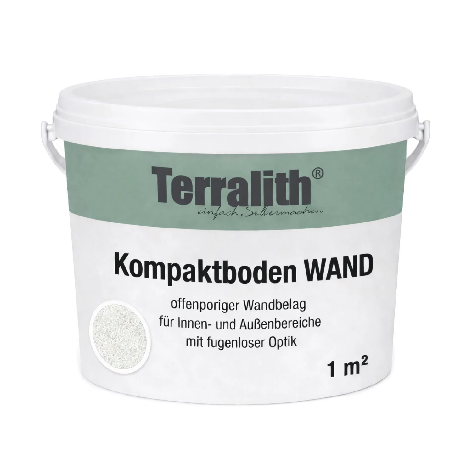Terralith Kompaktboden Wand Mix Bianco 104 für 1 m²