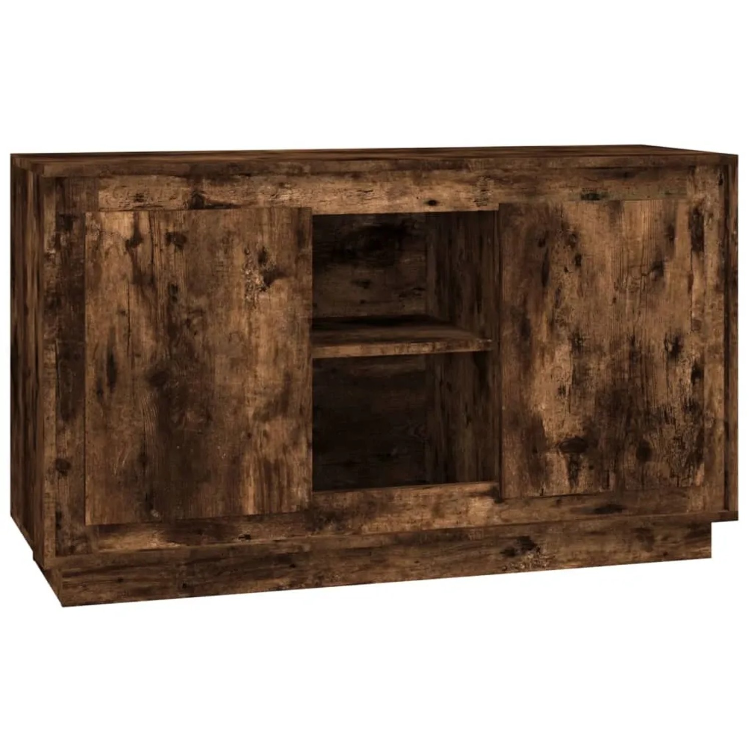 vidaXL Sideboard Räuchereiche 102x35x60 cm Holzwerkstoff 831882