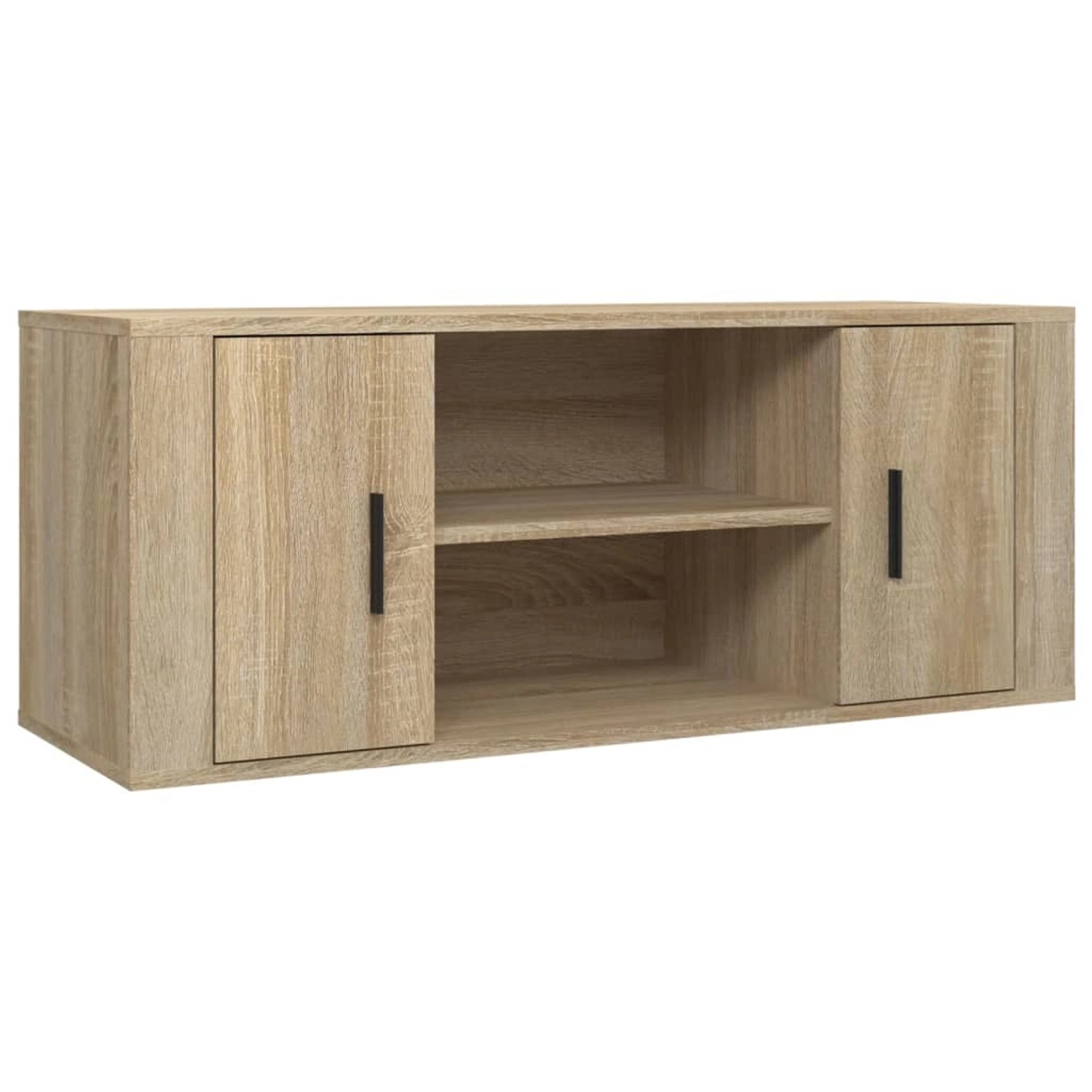 vidaXL TV-Schrank Sonoma-Eiche 100x35x40 cm Holzwerkstoff 823094 günstig online kaufen