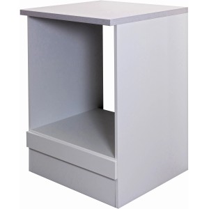 Flex-Well Herd-Umbauschrank Wito, 60 cm, Weiß. Küchenschrank für Einbauherd.