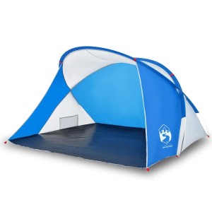 vidaXL Strandzelt 2 Personen Azurblau Pop-Up Wasserdicht 4004158