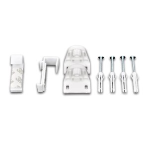 Montagezubehör für vidaXL Verdunkelungsrollo, inkl. Klemmträger, Schrauben und Dübel.