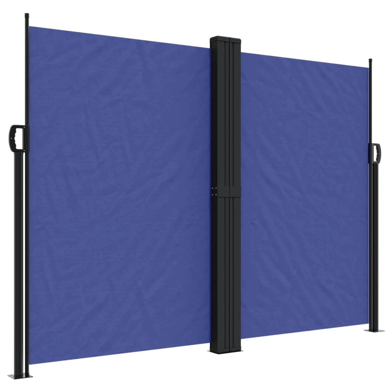 furnicato Seitenmarkise Ausziehbar Blau 180x600 cm günstig online kaufen