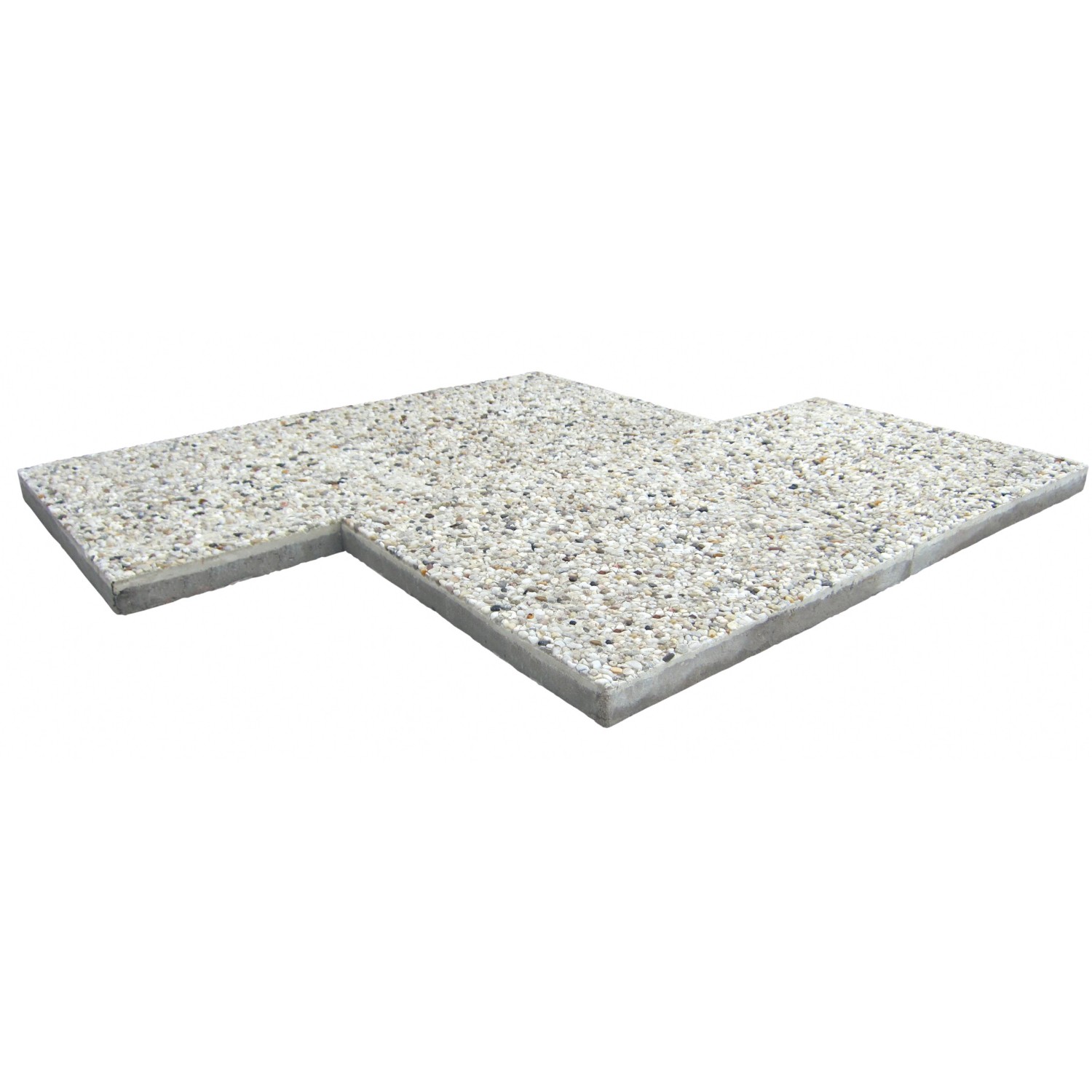 Diephaus Waschbetonplatte Weiß 40 x 40 x 4 cm kaufen bei OBI