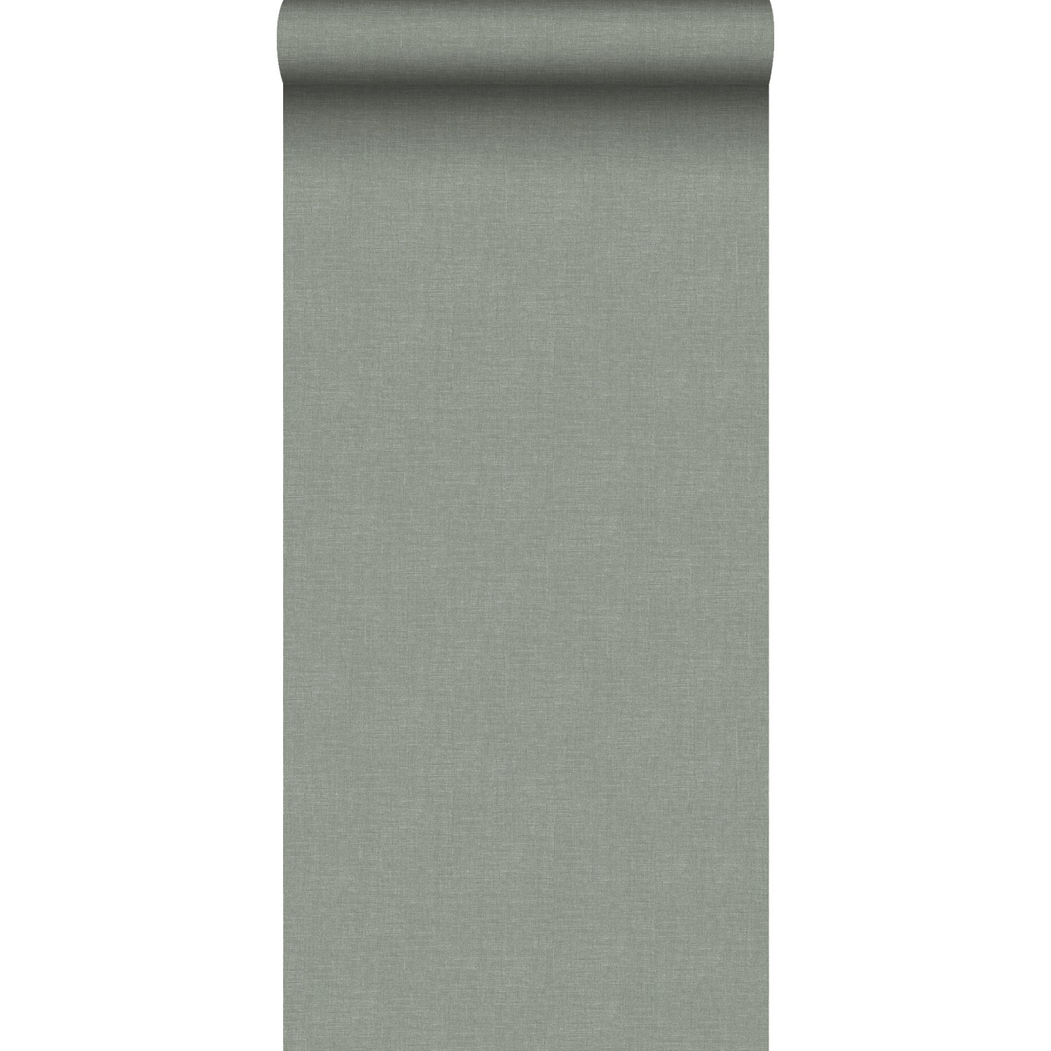 Sanders & Sanders Tapete Leinen Optik Olivgrün 53 Cm X 10 M 640433 günstig online kaufen