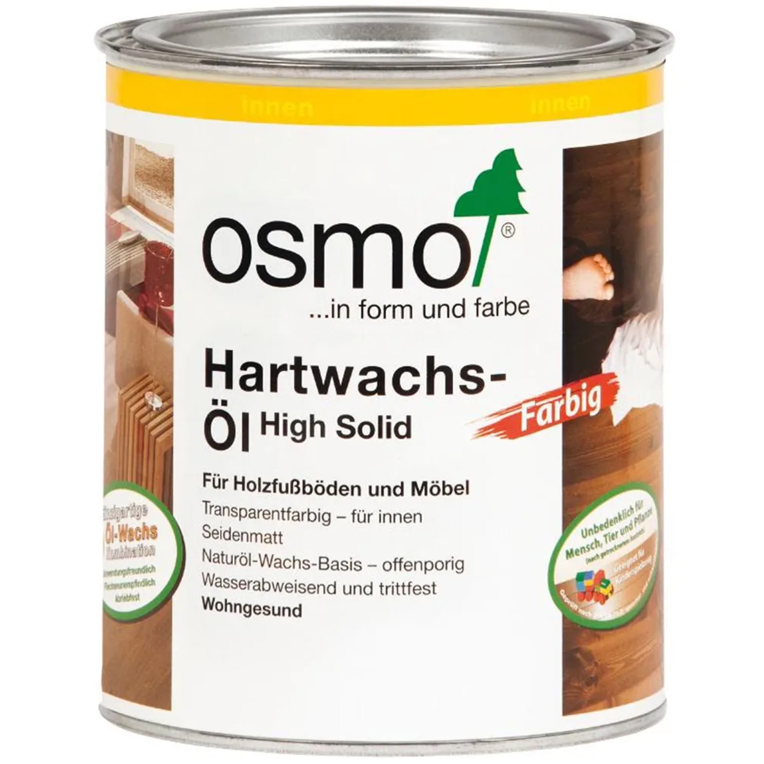 Osmo Hartwachs-Öl Farbig Graphit 750 ml
