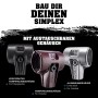 Halder Simplex Hammer: Gehäuse aus Temperguss und Aluminium für Holz- und Fiberglasstiel.