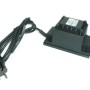 Summer Fun Trafo 100W für Einbau Poolbeleuchtung, schwarzes Gehäuse mit Kabel und Stecker.