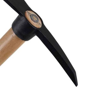 Galaflor Kleinpickel aus Stahl mit Holzstiel