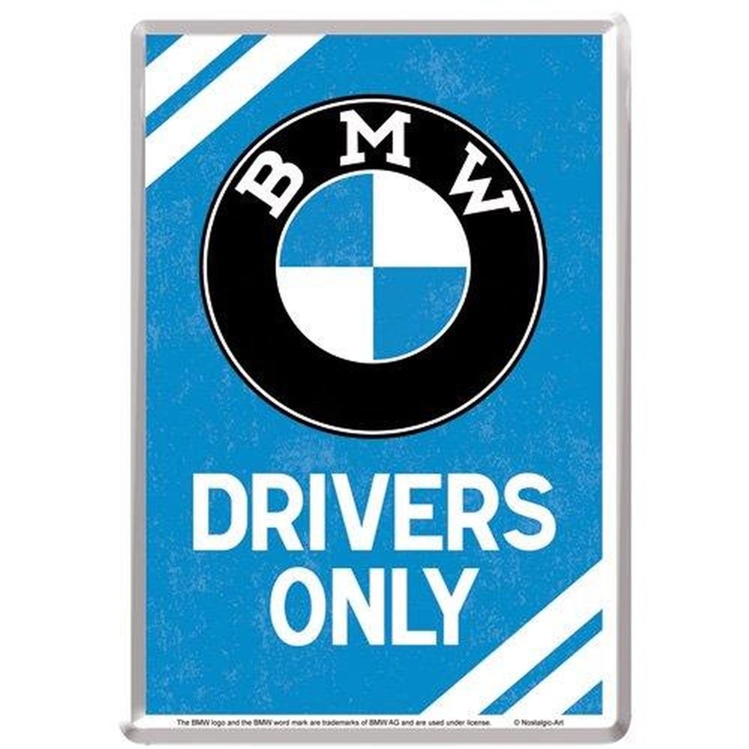 Nostalgic-Art Blechpostkarte - BMW - BMW Drivers Only günstig online kaufen