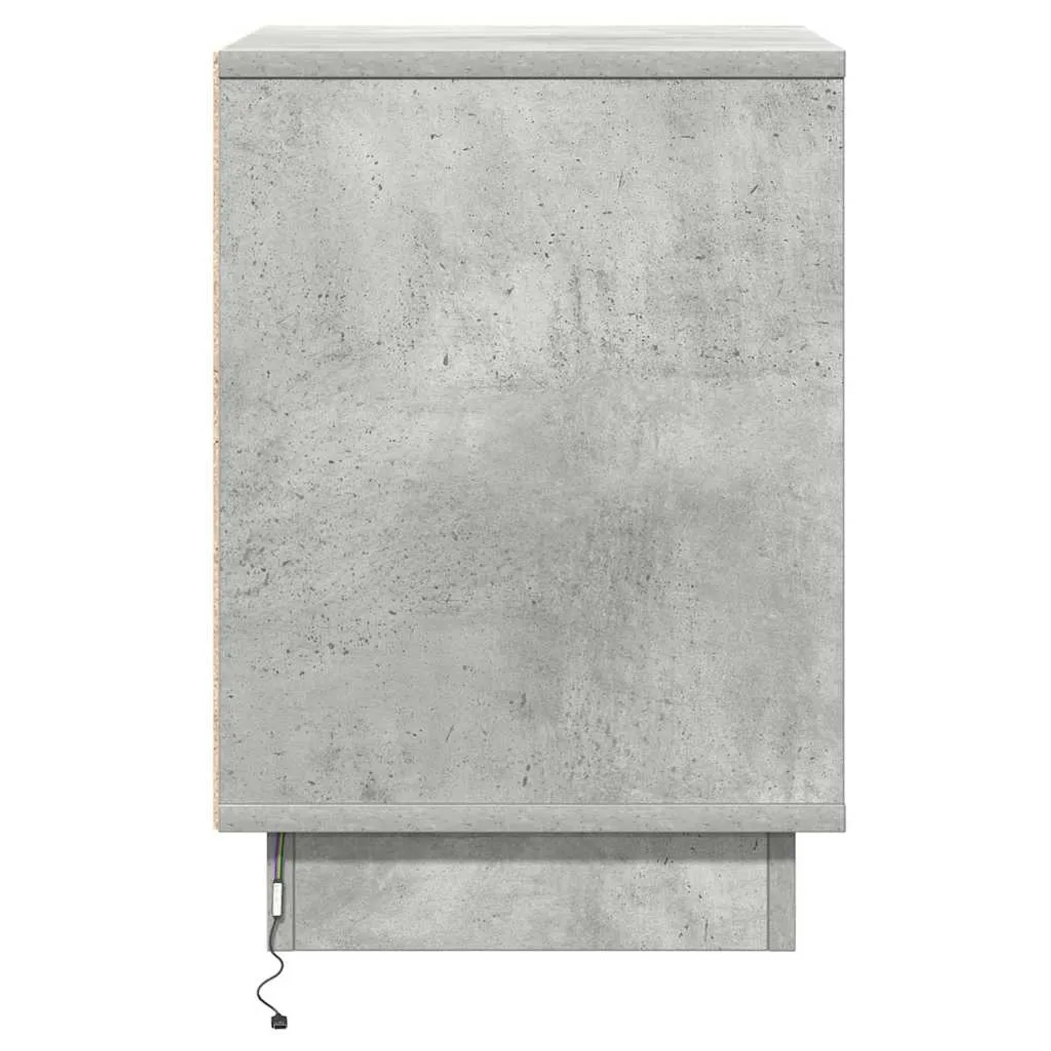 vidaXL Nachttisch mit Betongrau 39 x 34,5 x 50 cm Holzwerkstoff 869616_7