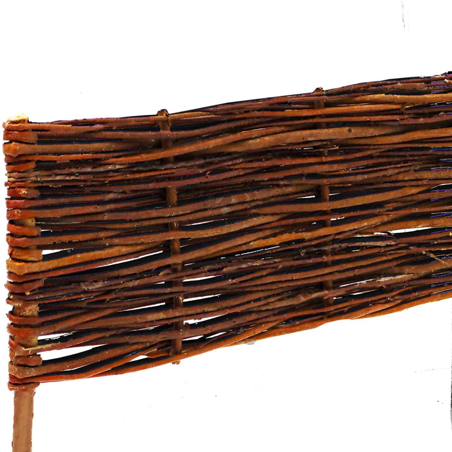 urfence Beeteinfassung Beetumrandung Weide 100 x 20 cm