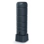 Waterform Regentonnenset Vuelta, 110 l, Anthrazit, mit Unterstand und Wasserhahn.