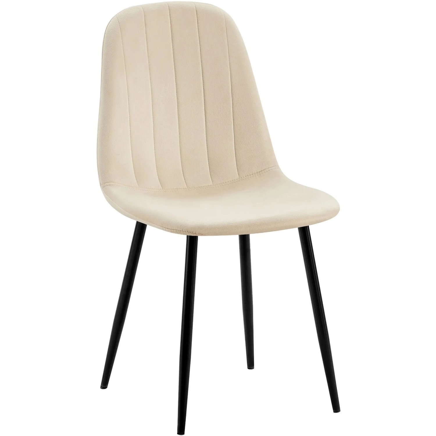 CLP Esszimmerstuhl Baxter Samt Creme