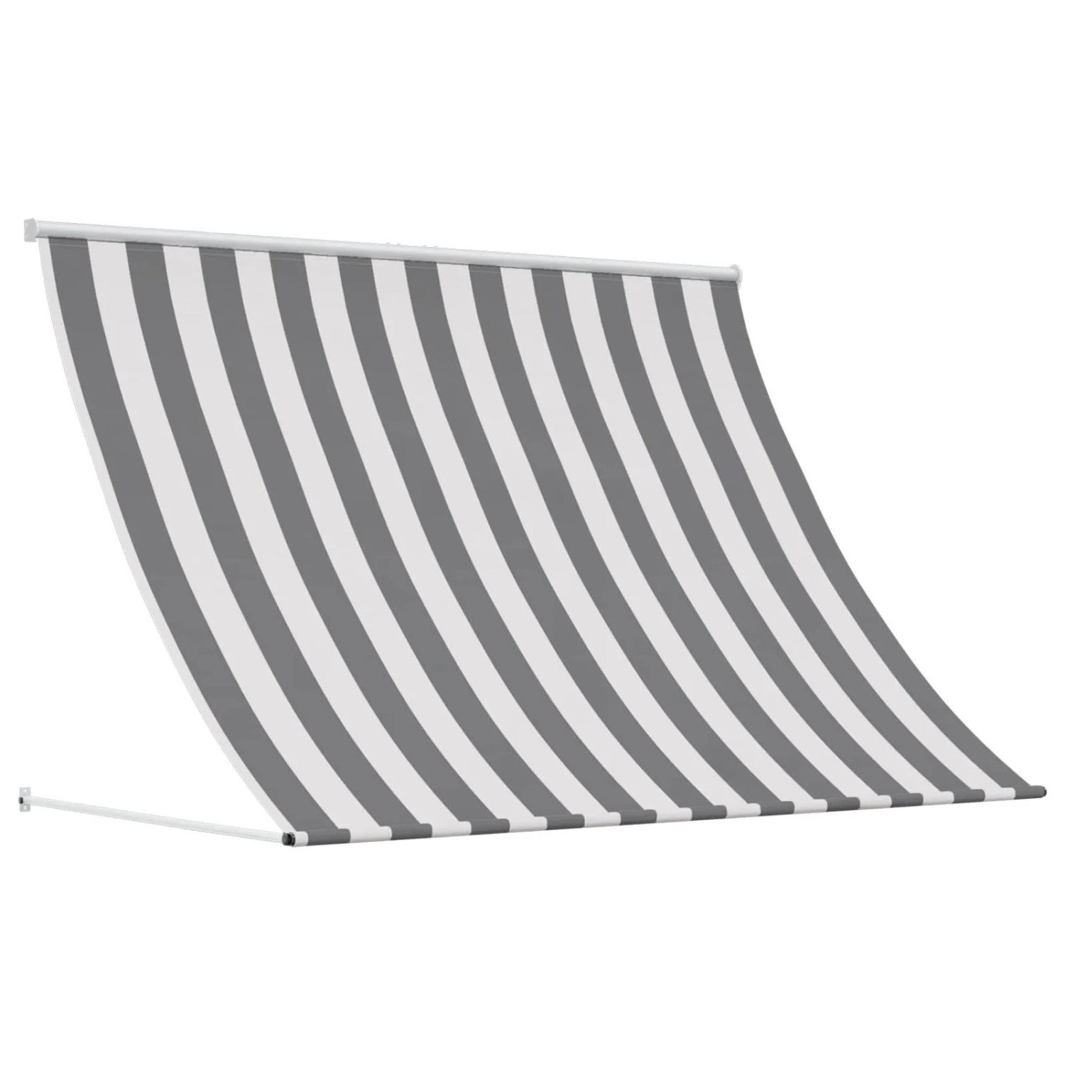 vidaXL Markise Anthrazit und Weiß 400 x 150 cm 42037078