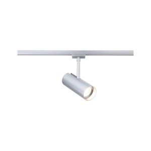 Paulmann LED-Schienenspot Theron, Chrom matt, warmweißes Licht. Schwenkbar, dimmbar für URail-Systeme.
