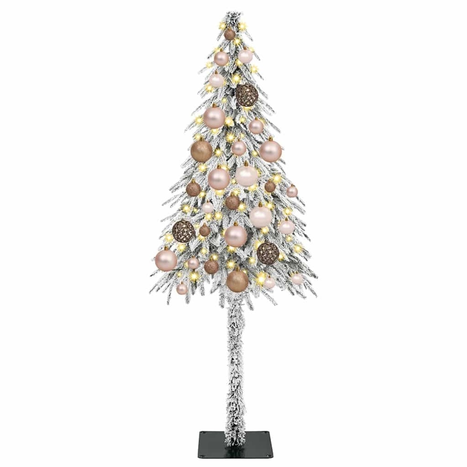vidaXL Weihnachtsbaum mit 150 LEDs Weiß 120 cm PE und Stahl 3396201