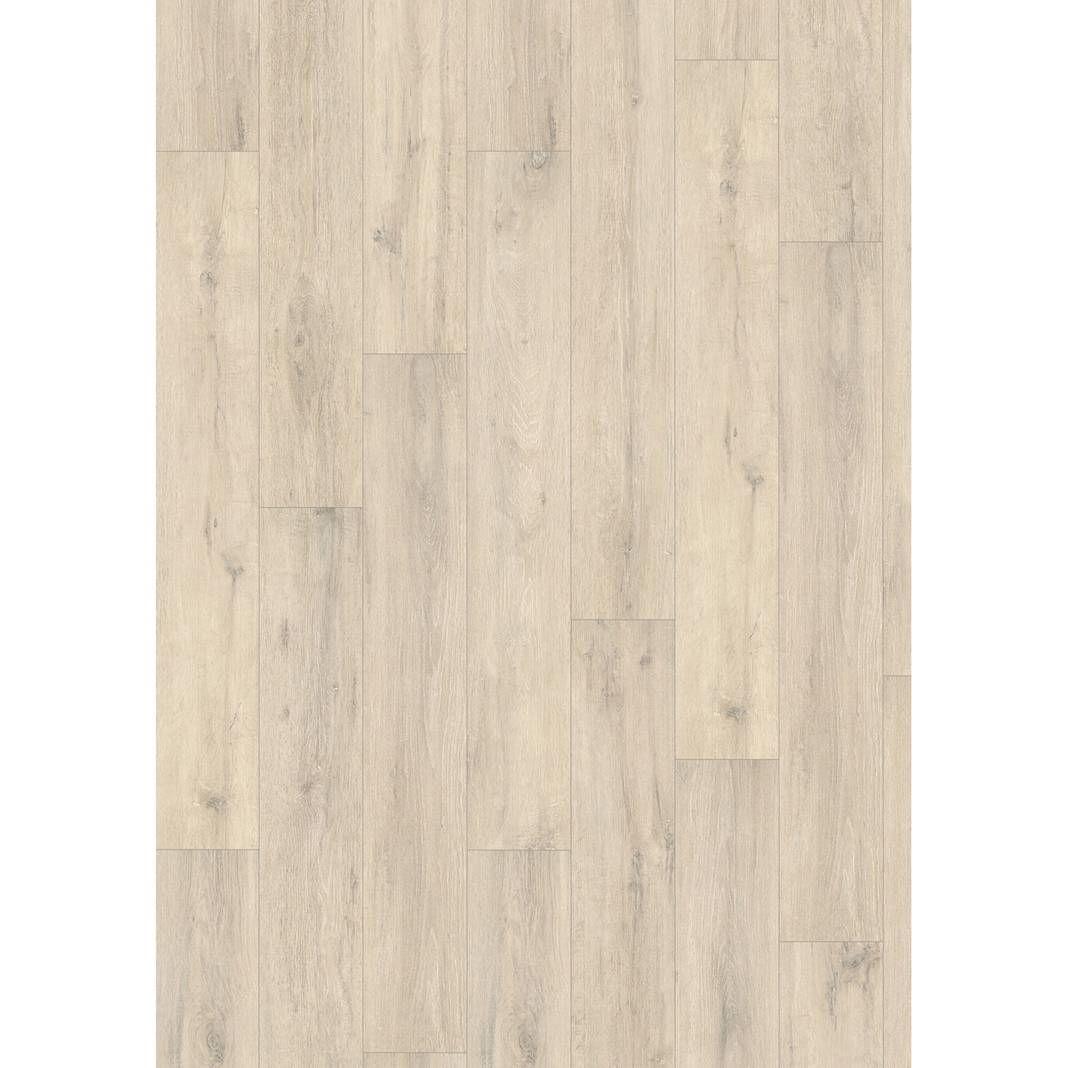 Egger Laminat Classic 8 mm Eiche Kurimo: Dielenboden in heller Holzoptik.