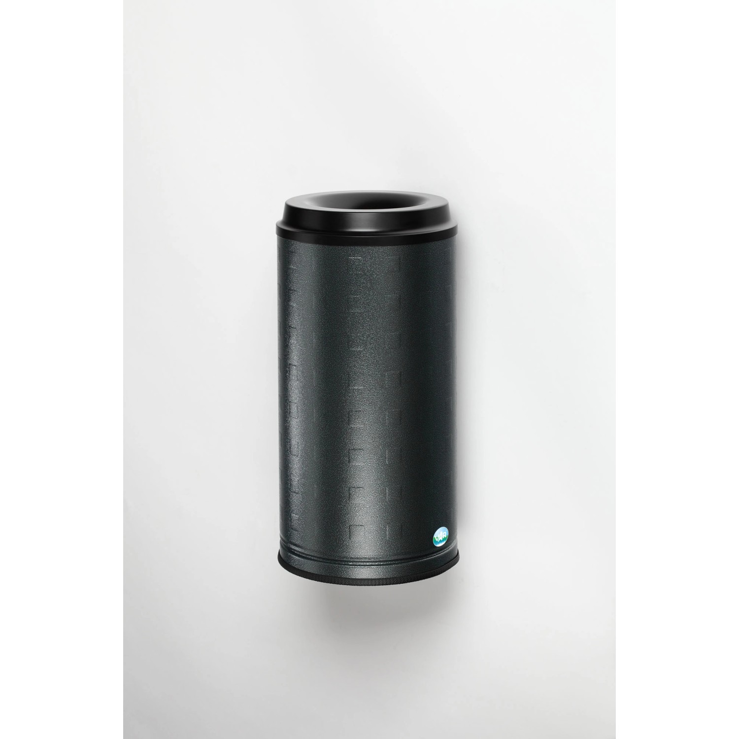 PROREGAL Dekorativer Papierkorb Mit Kantenschutz Wandgerät 20 Liter HxBxT 50 x 25 x 25 cm Aluminium Grau