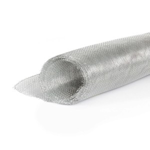 Avosdim Fliegennetz aus Aluminium, 100x500cm, aufgerollt. Ideal zum Neubespannen von Fliegengittern.