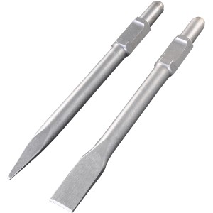 Zwei Meißel-Aufsätze für Scheppach Abbruchhammer AB1600, Baumaschinen Zubehör.