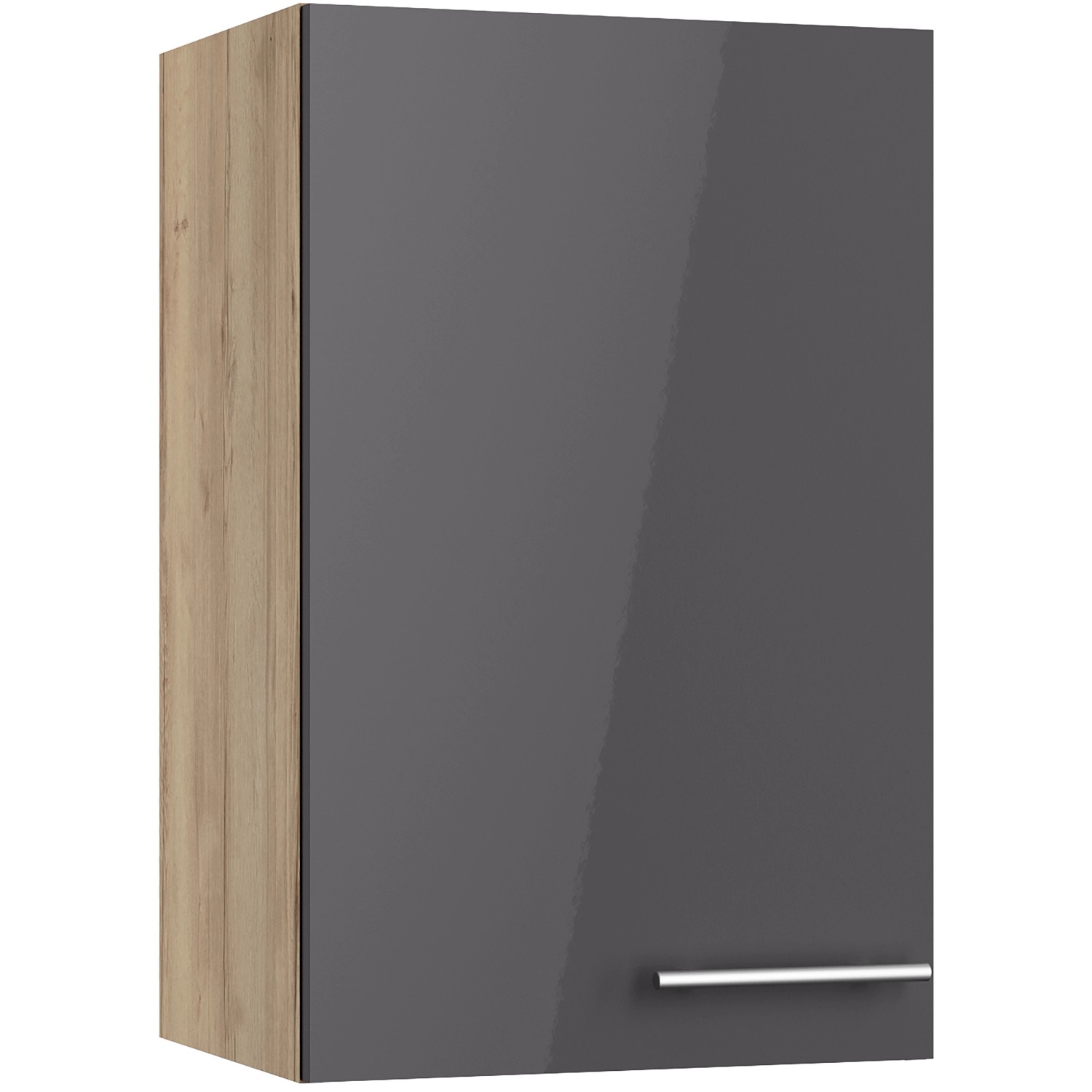 Optifit Oberschrank Jonte984 45 cm x 70,4 cm x 34,9 cm Anthrazit-Wildeiche günstig online kaufen