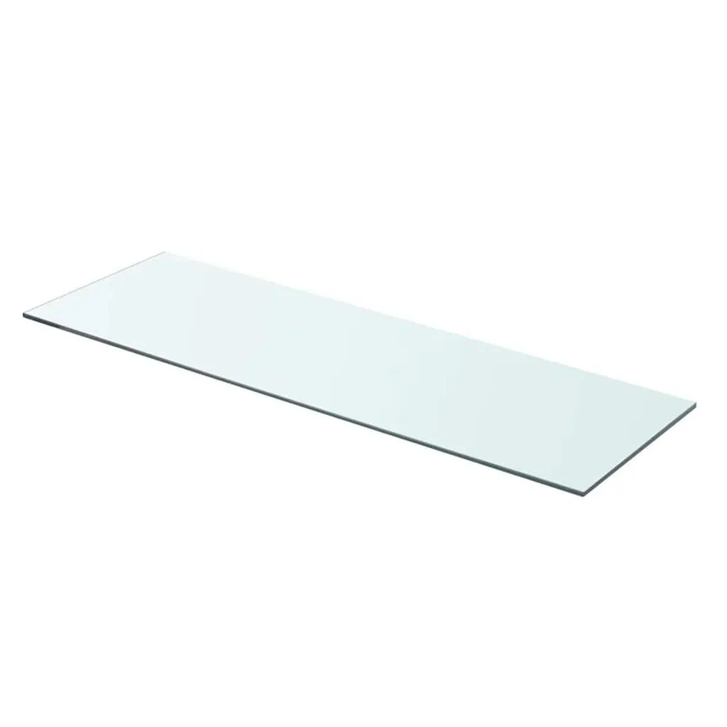 vidaXL Regalboden Glas Transparent 80 cm x 25 cm 243835