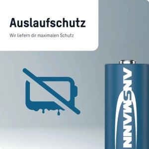 Westfalia CR123A Lithium-Batterie: Auslaufschutz-Symbol für sichere 3V Energie. Schützt Geräte vor Schäden.
