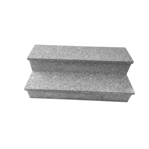 Pedras Salgadas Außentreppenbelag, geflammter Granit, 105cm breit, für Steigungen bis 18cm.