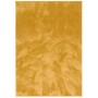 Hochflor Teppich Melia Curry, 140x200cm. Super Soft Langflor Teppich in Currygelb.