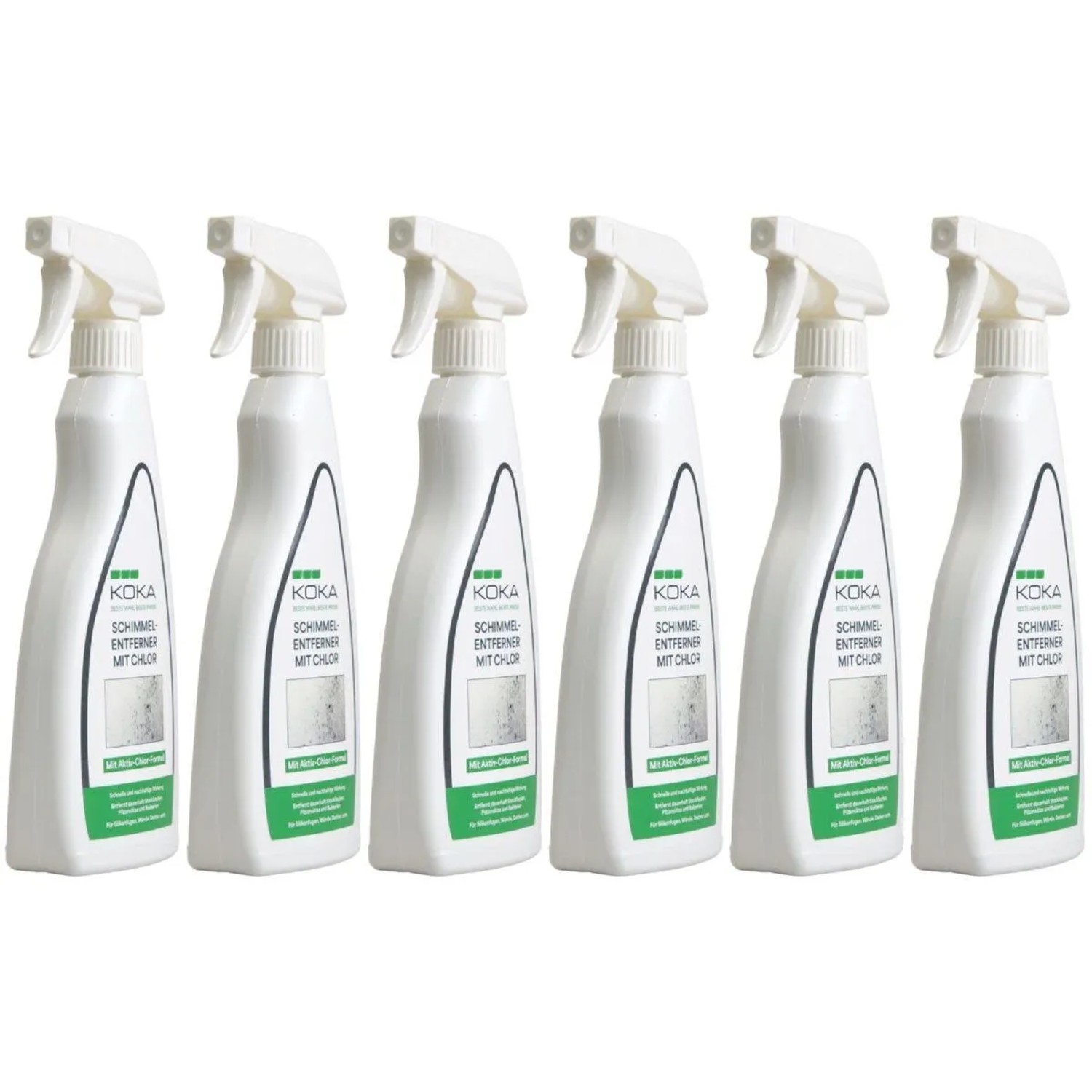 Thumbnail - KOKA 6x Schimmelentferner mit Aktiv-Chlor-Formel je 500ml