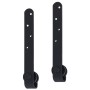 vidaXL Mini Schiebetürbeschlag Set, 152cm, für Schranktüren aus Carbonstahl.