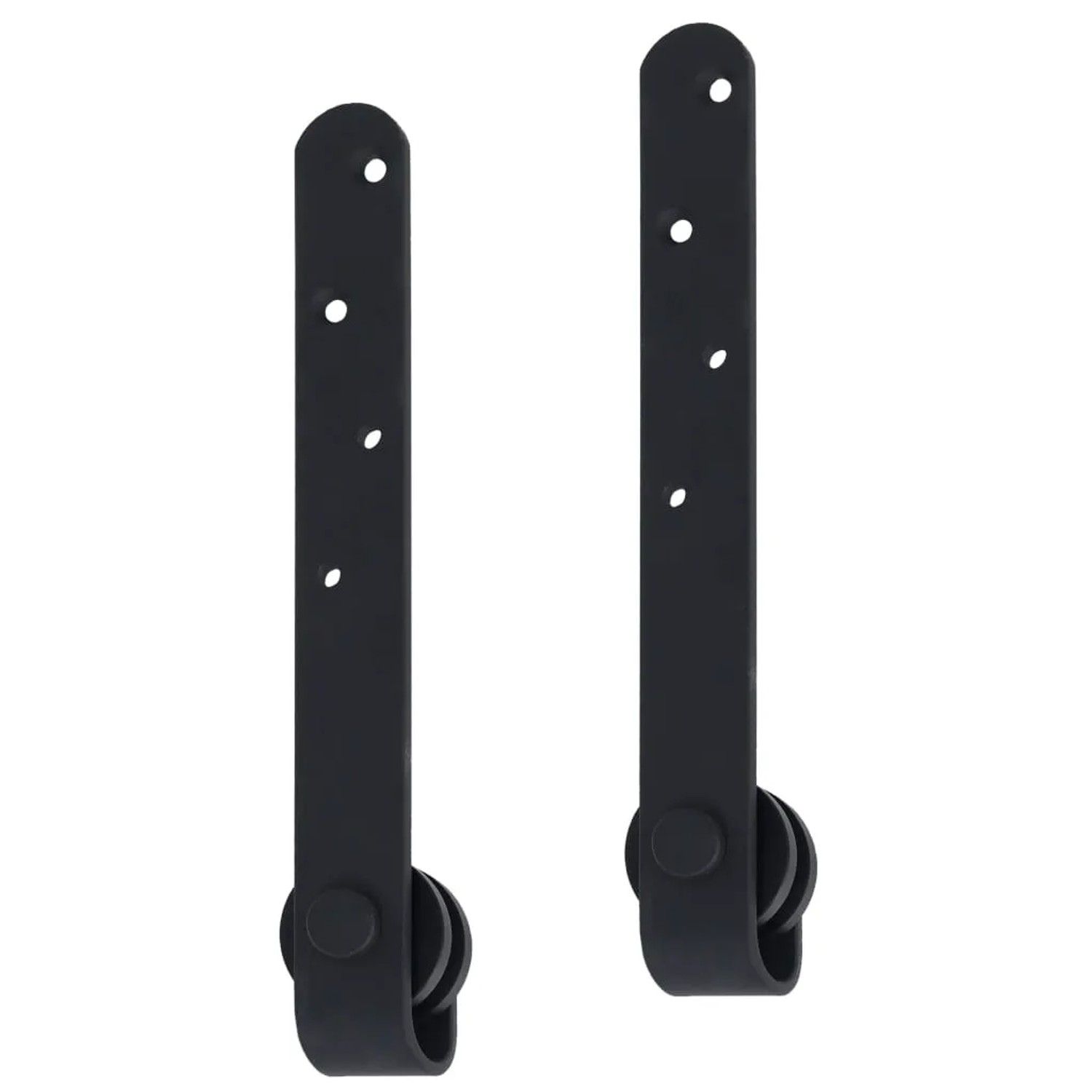 vidaXL Mini Schiebetürbeschlag Set, 152cm, für Schranktüren aus Carbonstahl.