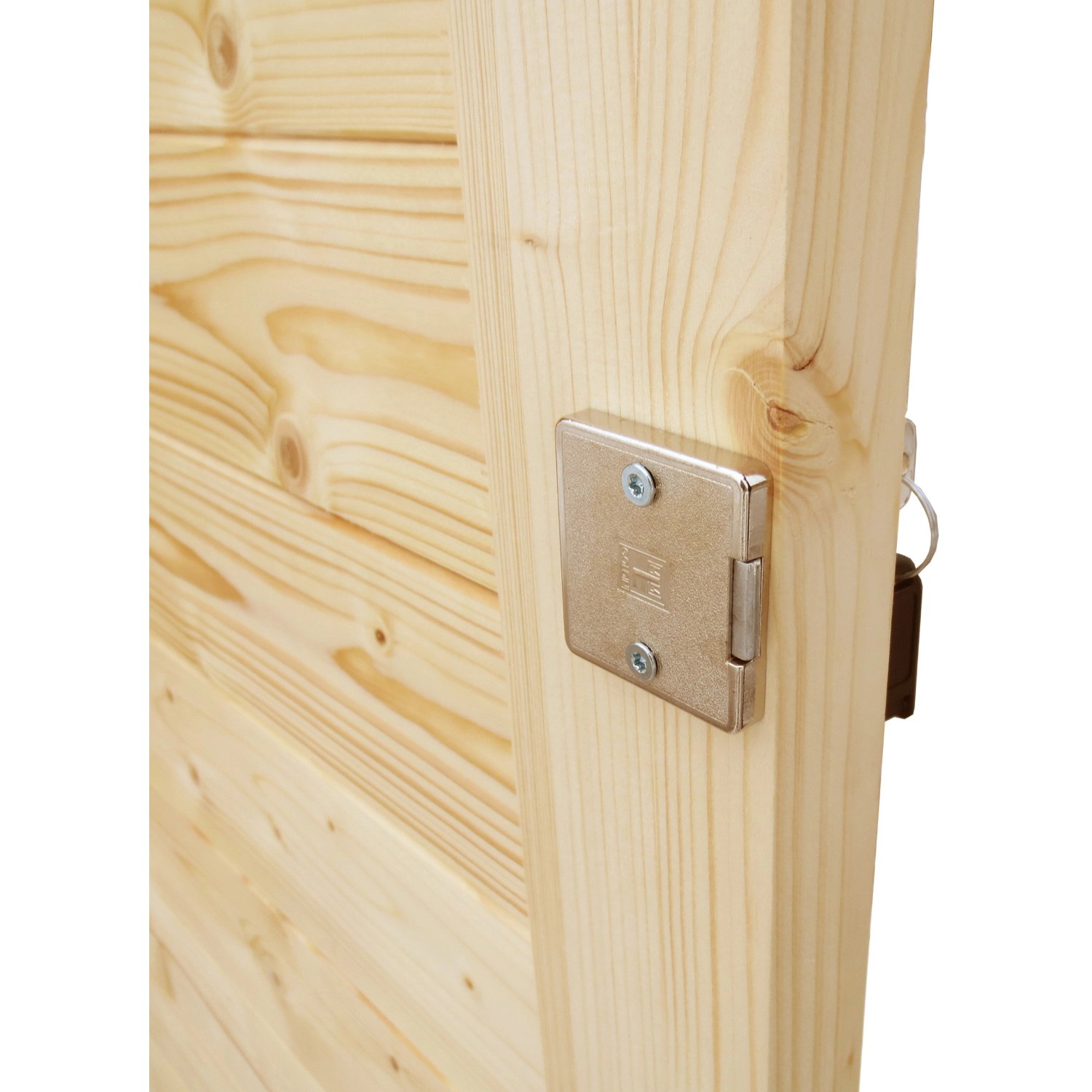 Detailaufnahme: Schloss am Bertilo Gartenschrank Multibox aus Holz, Natur.