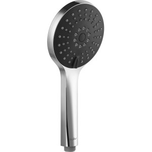 baliv Handbrause HBR-120.260, verchromt/schwarz, mit 3 Strahlarten für entspannendes Duschen.