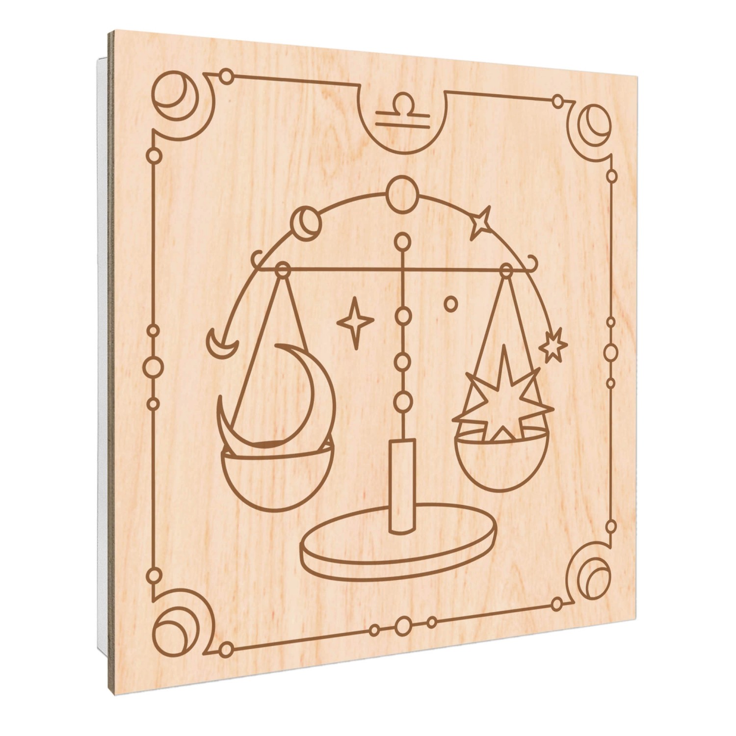 Banjado Großer Schlüsselbox Holz 30x30cm Weiß Scharnier Rechts 50 Haken Sch günstig online kaufen
