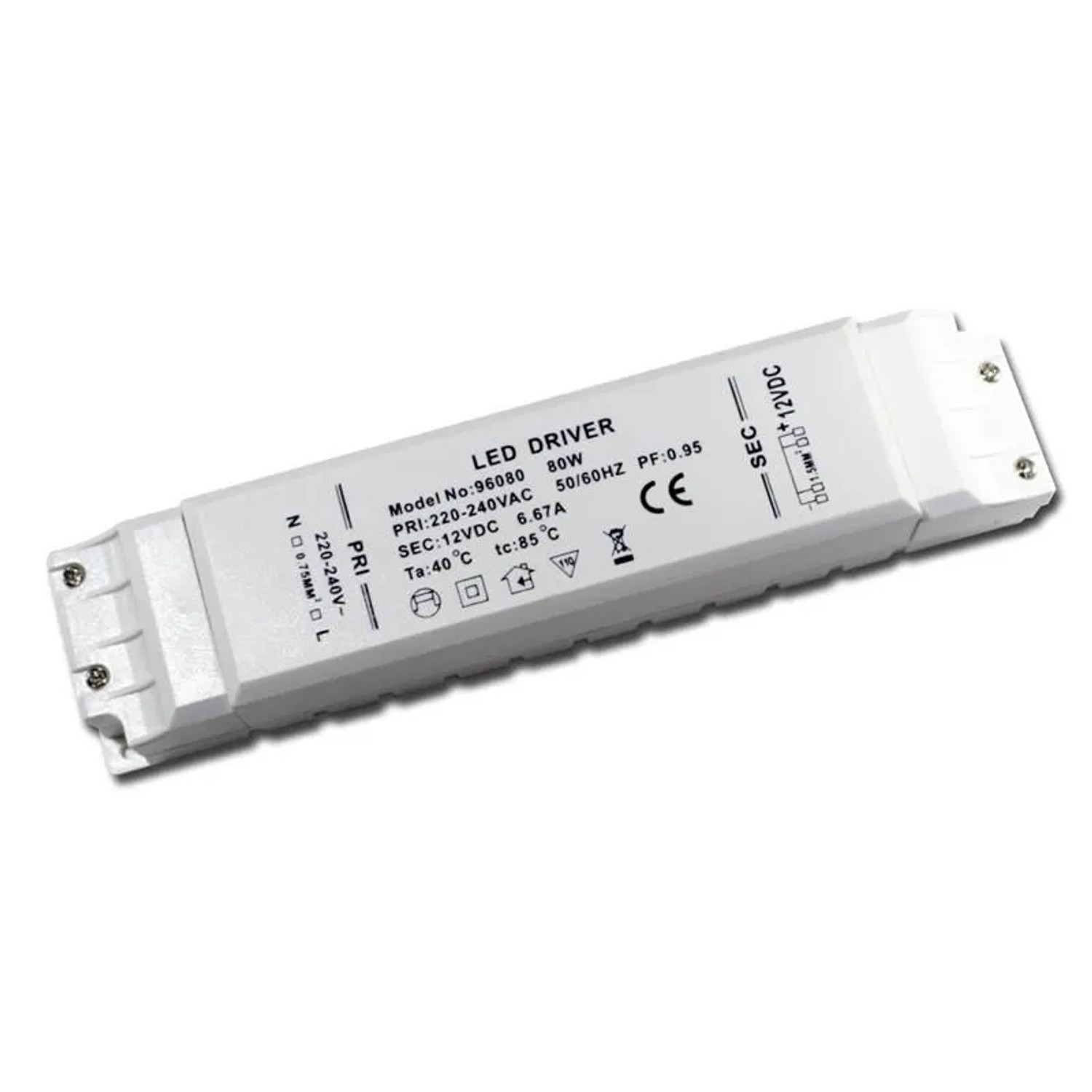ChiliTec 80W LED Transformator Maximal 667A 12V DC Trafo