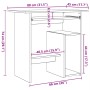 vidaXL Schreibtisch Betongrau 80x45x74 cm Holzwerkstoff 801368_10