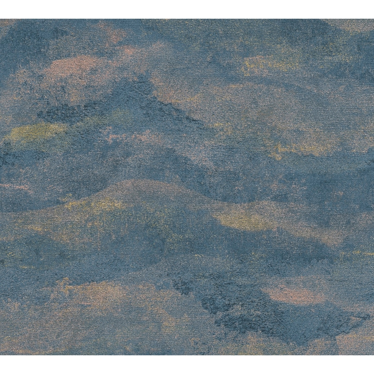 A.S. Creation Vliestapete Abstrakt Landschaft 10,05 m x 0,53 m Dunkelblau F günstig online kaufen