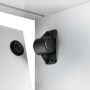 Hettich Magnetschnäpper in Gunmetal, verstellbar, für Möbeltüren.