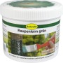 Schacht Raupenleim Grün 500g im Eimer: Biologische Schädlingsbekämpfung mit Pinsel auf Baumstamm.