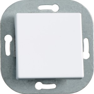 Weißer Einbauschalter Debora für die Unterputzmontage.