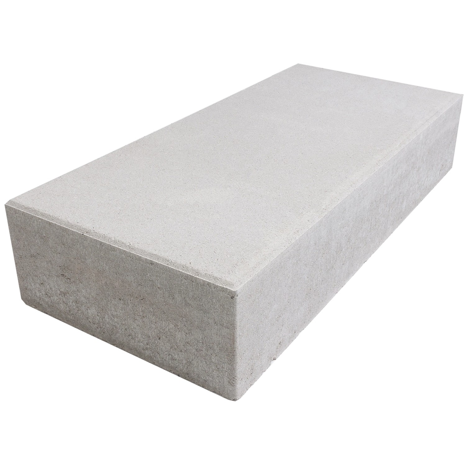 EHL Blockstufe aus Beton Grau 75 cm x 35 cm x 15 cm