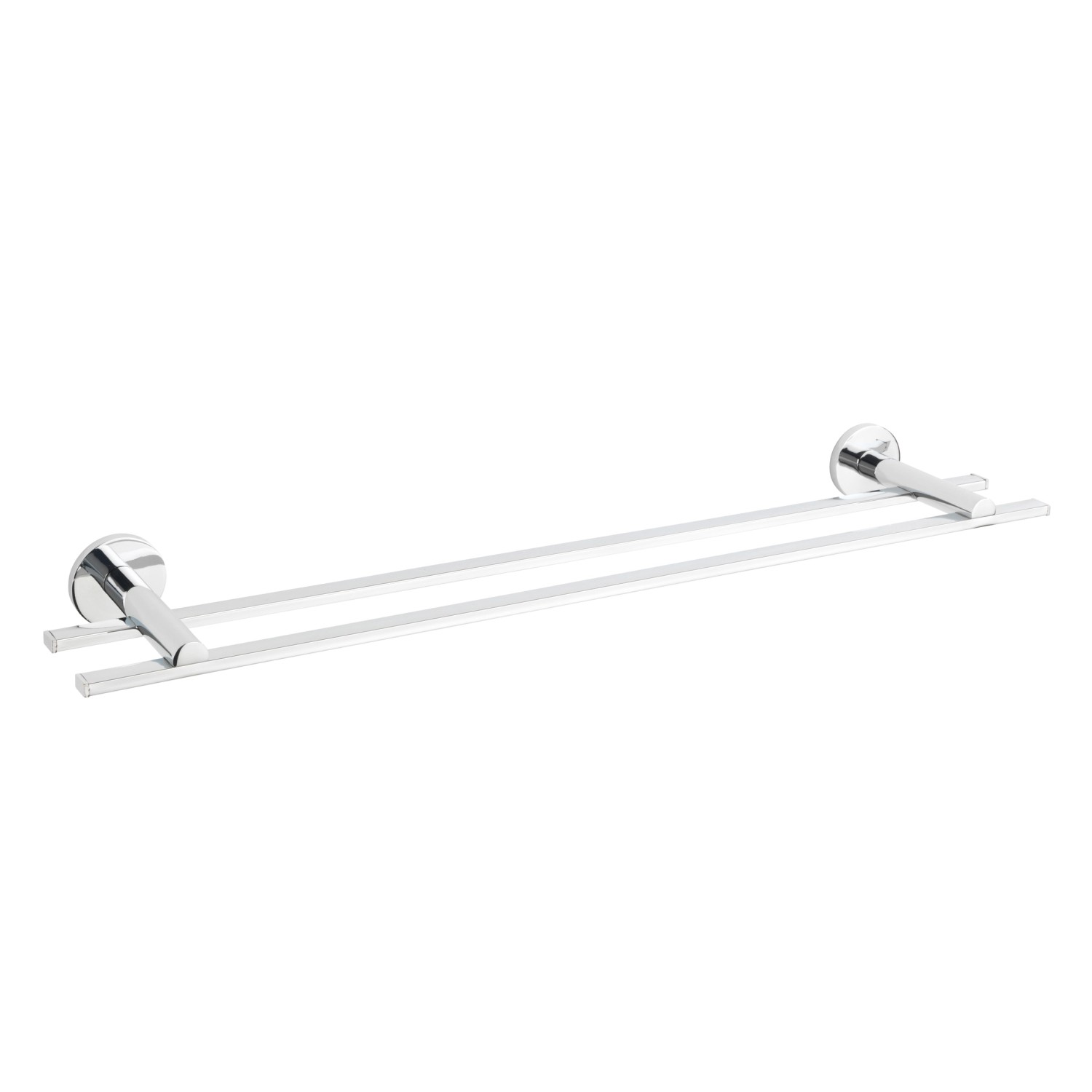 Wenko Badetuchstange Duo Isera UV-Loc® 60 cm Silber Glänzend