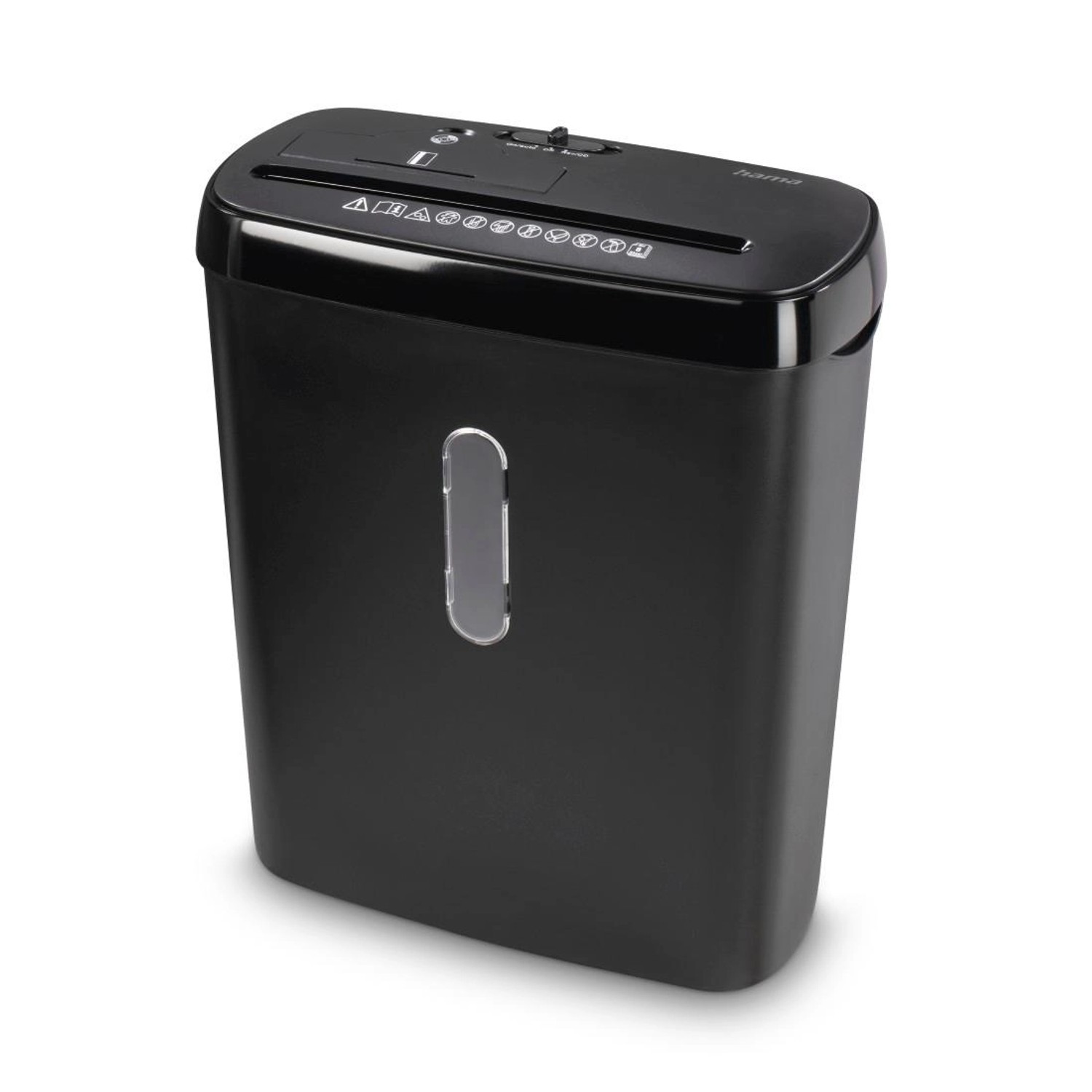 Hama Aktenvernichter Basic S8CD Schredder mit Sicherheitsstufe P2 T1