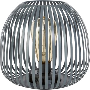 Solar-LED-Dekoleuchte Mereta Ø 20 cm x 18,5 cm Grau