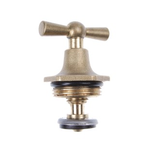 Kirchhoff Knebel-Oberteil aus Messing, 20 mm (3/4), blank, für Armaturen. Ersatzteil für Bad und Küche.